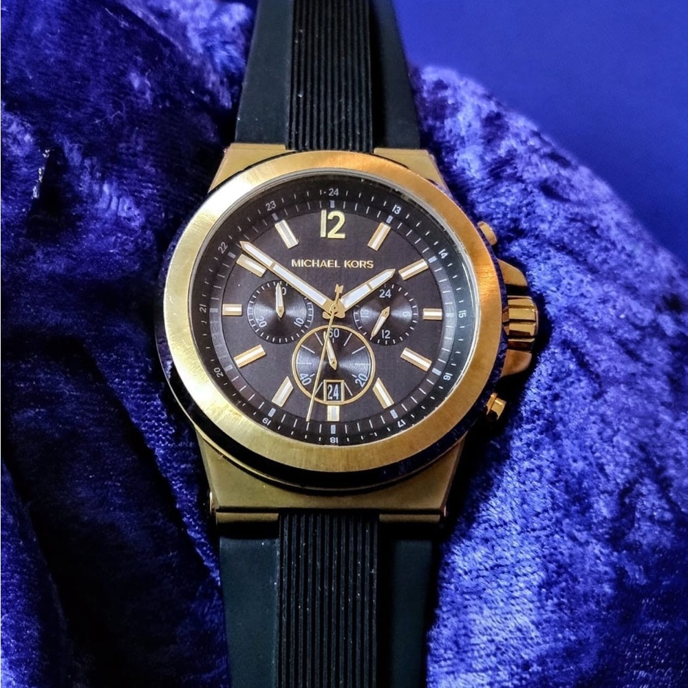 Michael Kors Dylan Chronography Gold Tone Men's Watch ESS: 13 mm
